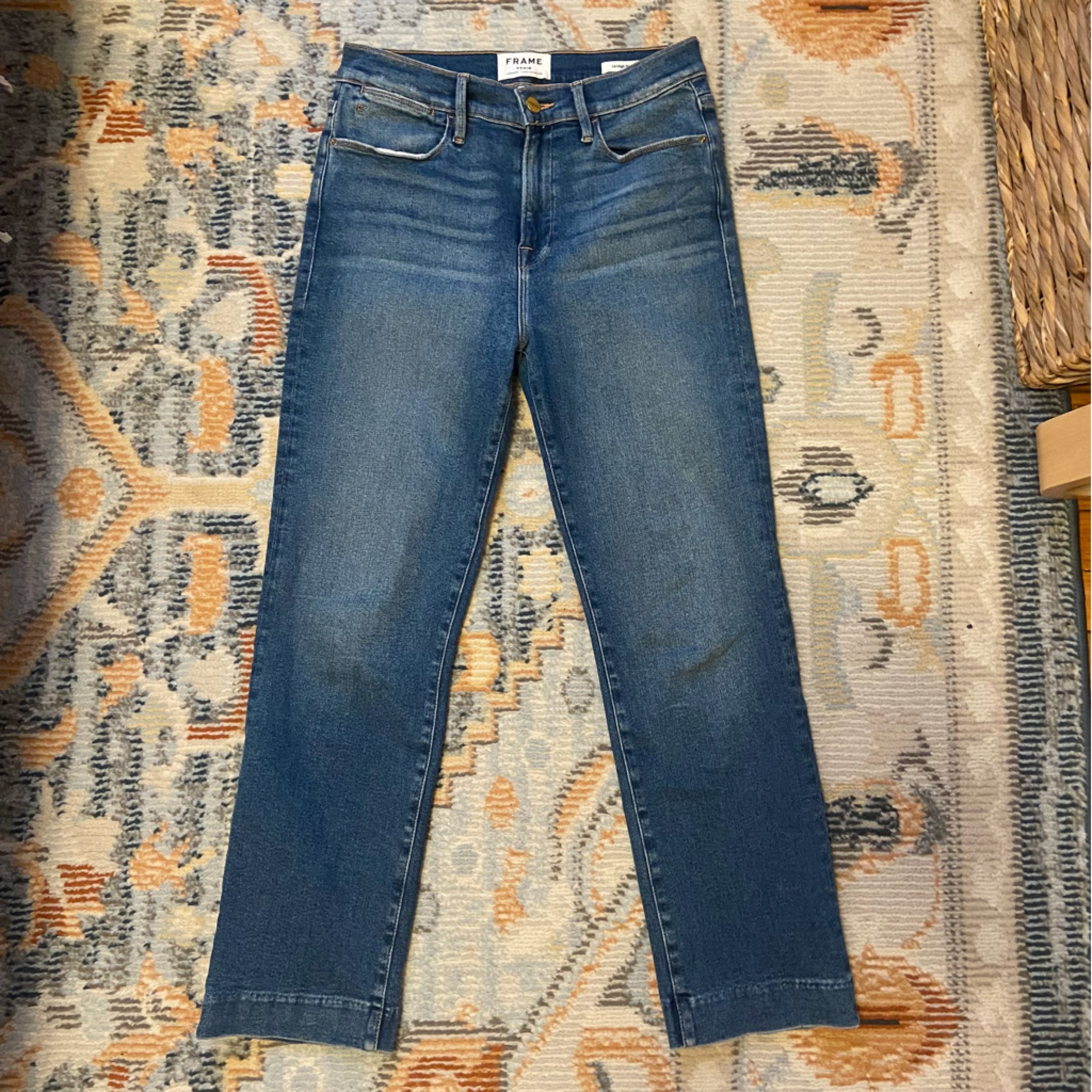 Frame Le High Straight Jeans